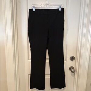 Express Black Columnist Barely Boot Bootcut Mid Rise Dress Pants